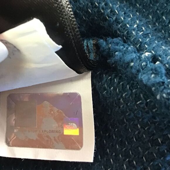 The North Face Blue Thermal Long Sleeve Sweatshirt Size Medium - Picture 5 of 11